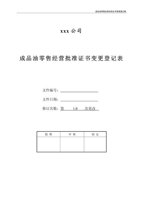 成品油经营许可证变更理由 成品油经营许可证变更理由怎么写-第2张图片-(义乌市荷淮网络科技工作室)