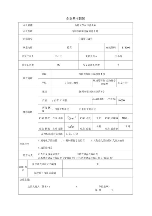 青岛危化品经营许可证延期申请书 青岛危化品经营许可证延期申请书怎么写-第2张图片-(义乌市荷淮网络科技工作室)